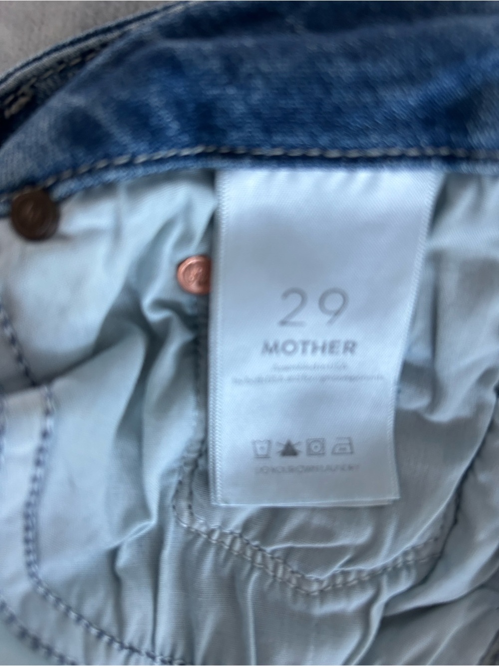 MOTHER Denim jeans - Size 29 - Picture 5 of 5
